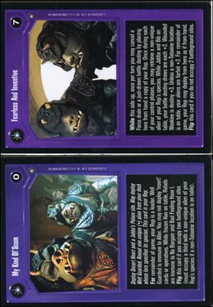 Star Wars: Jabba's Palace Sealed Deck (Base Set) card 8 My Kind of Scum / Fearless and Inventive