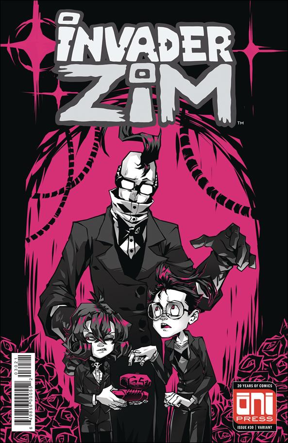 Invader Zim issue 30-B Krooked Glasses Cover