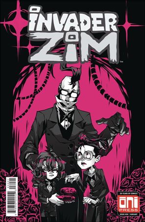 Invader Zim issue 30-B Krooked Glasses Cover