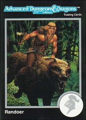 TSR 1991 Trading Cards Premier Edition Factory Set (Base Set) card 48 Advanced Dungeons & Dragons  -  Randoer           