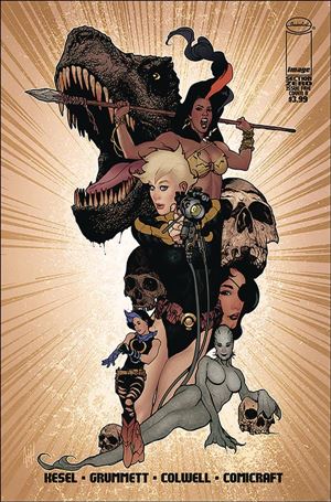 Section Zero (2019) issue 6-B Adam Hughes Cover