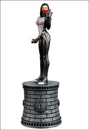 Marvel Chess Collection (UK)  item 77 Silk (White Bishop)