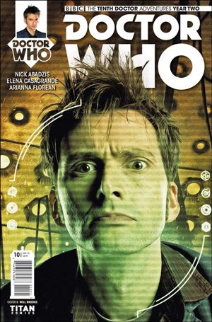 Doctor Who: The Tenth Doctor Year Two issue 10-B Will Brooks Subscription Photo Cover