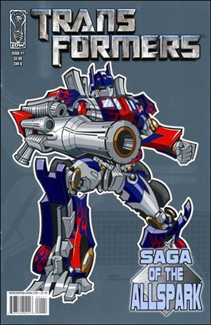 Transformers: Saga of the Allspark issue 1-B Optimus Prime Cover