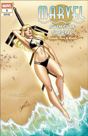 Marvel Swimsuit Special: Friends, Foes & Rivals issue 1-Q Webstore Exclusive J. Scott Campbell Cover