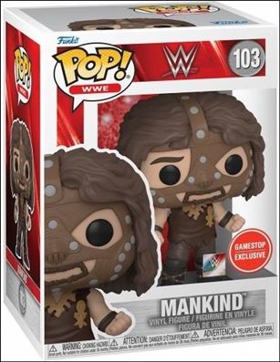 POP! WWE figure 103 Mankind GameStop Exclusive