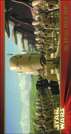 Star Wars: Episode I Widevision: Series 1 (Base Set) card 69 The Battle Droid Army
