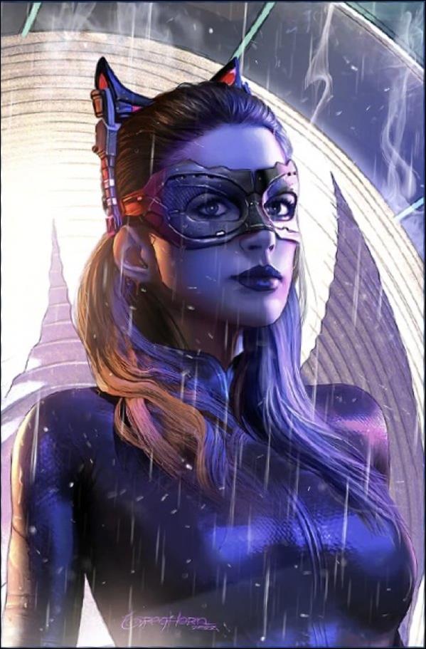 Catwoman (2018) issue 41-F Greg Horn Batsignal Virgin Cover