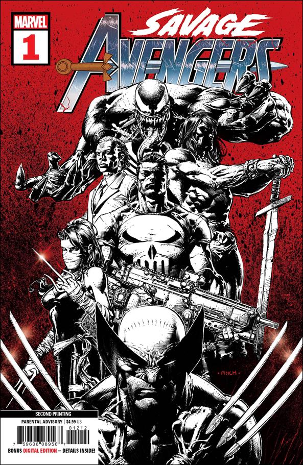 Savage Avengers (2019) issue 1-K David Finch Red Cover (2nd Printing)