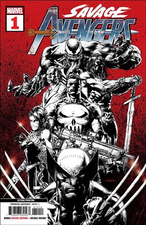 Savage Avengers (2019) issue 1-K David Finch Red Cover (2nd Printing)