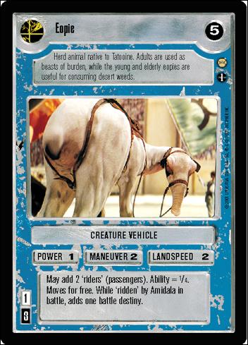 Star Wars: Tatooine Limited (Base Set) card 97 Eopie