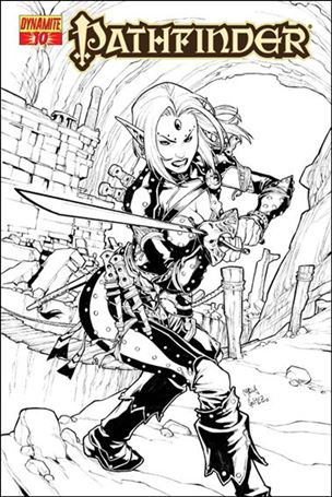 Pathfinder issue 10-C Carlos Gomez 1:xx Black & White Cover