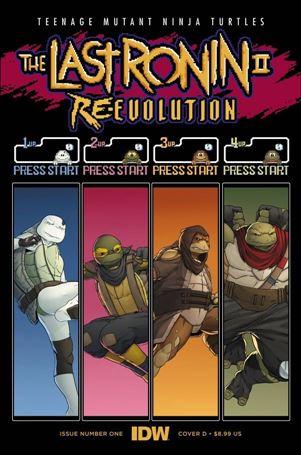 Teenage Mutant Ninja Turtles: The Last Ronin II - Re-Evolution issue 1-D Luis Antonio Delgado Cover