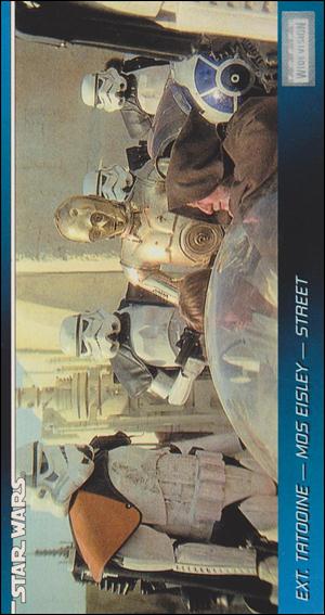 Star Wars Widevision (Base Set) card 37 Ext. Tatooine - Mos Eisley - Street