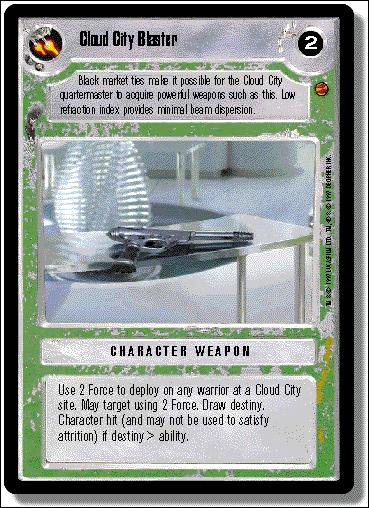 Star Wars: Cloud City Limited (Base Set) card 179 Cloud City Blaster