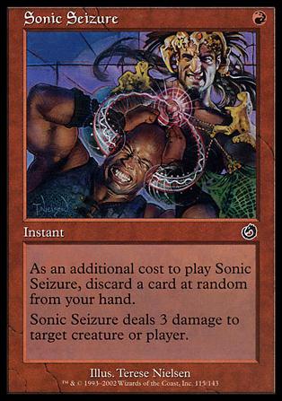 Magic the Gathering: Torment (Base Set) card 115 Sonic Seizure