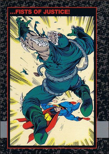 Doomsday: The Death of Superman (Base Set) card 27 ...Fists of Justice!