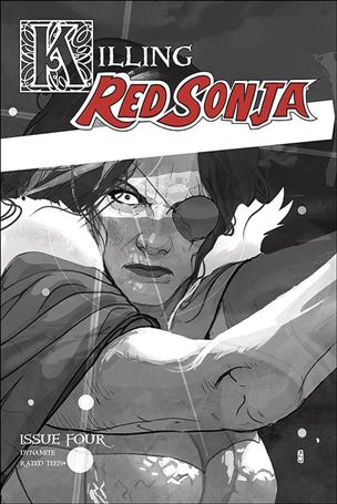 Killing Red Sonja issue 4-E Christian Ward 1:10 Greyscale Cover