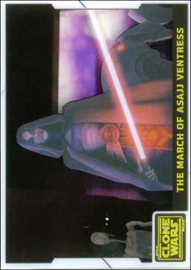 Star Wars: The Clone Wars (Animation Cel Subset) card 4 The March of Asajj Ventress