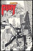 Miss Fury (2013) issue 5-G Sean Chen Black & White 1:50 Cover