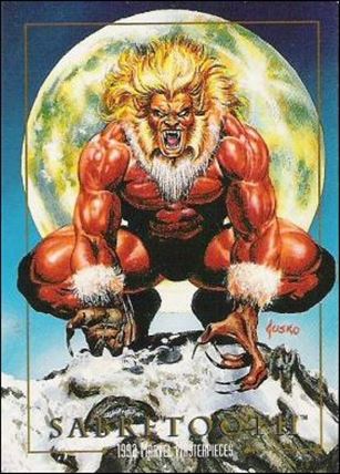 1992 Marvel Masterpieces (Base Set) card 78 Sabretooth