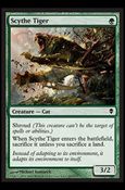 Magic The Gathering: Zendikar (Base Set) card 183 Scythe Tiger