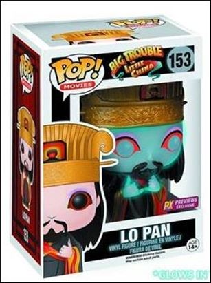 POP! Movies figure 153-B Lo Pan (GITD) Previews Edition