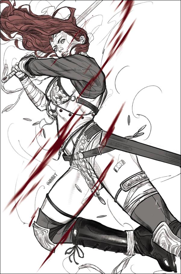 Red Sonja: Black White Red issue 7-M Joshua "Sway" Swaby Virgin Cover