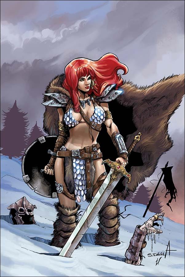 Red Sonja: Birth of the She-Devil issue 1-D Sergio Davila 1:10 Virgin Cover