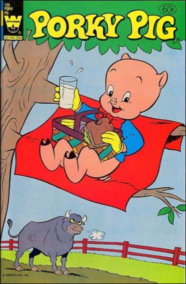 Porky Pig (1965) issue 105 Yellow Whitman Logo