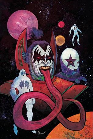 Kiss (2016) issue 9-D Kyle Strahm 1:10 Virgin Cover