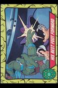Teenage Mutant Ninja Turtles: Series 1 (Base Set) card 81 His Best Foot Forward