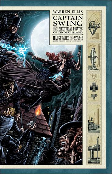 Captain Swing and the Electrical Pirates of Cindery Island issue 4-B Wraparound Cover