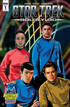 Star Trek: Boldly Go issue 1-F Tony Shasteen Midtown Comics Cover