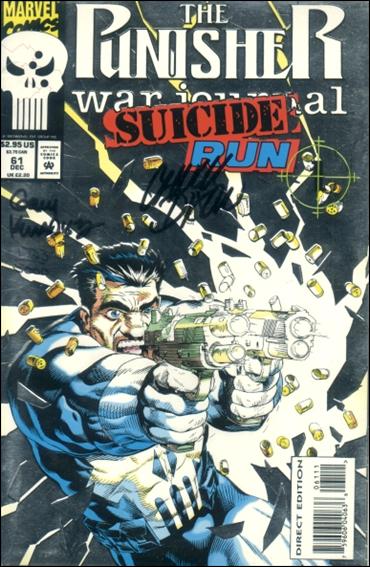 Punisher War Journal (1988) issue 61-B DF (Signed by C. Dixon & G. Kwapisz) 1/5000