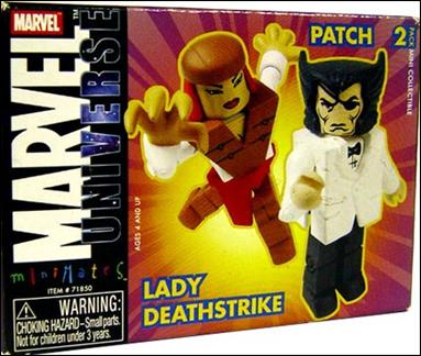 Marvel Minimates figure 26 Lady Deathstrike and Patch