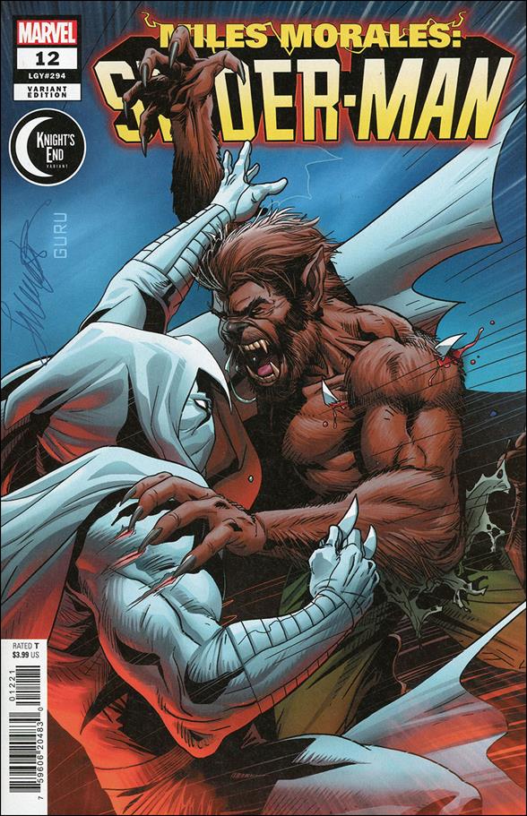 Miles Morales: Spider-Man (2022) issue 12-C Salvador Larroca Knight's End Cover