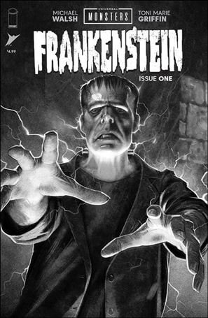 Universal Monsters: Frankenstein (2024) issue 1-D Joshua Middleton 1:25 B&W Cover