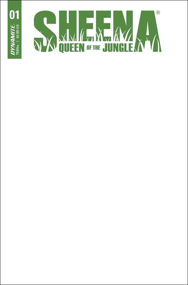 Sheena: Queen of the Jungle (2021) issue 1-F Blank Authentix Cover