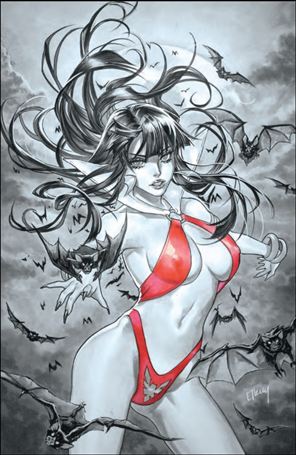 Vampirella (2025) issue 2-ZL Retailer Excl. Elmer Santos Splash Virgin Cover