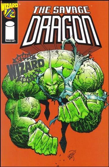 Savage Dragon (1993) issue 1/2-B Wizard Special Edition Foil Cover