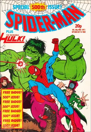 Spider-Man: Comics Weekly (UK) issue 500 Wraparound Cover