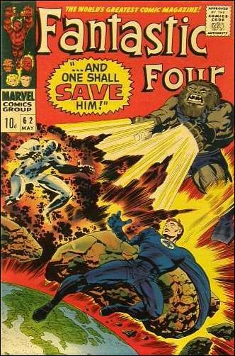 Fantastic Four (1961) issue 62-B UK Price Cover