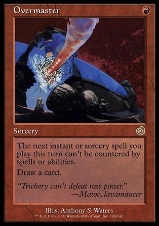 Magic the Gathering: Torment (Base Set) card 104 Overmaster