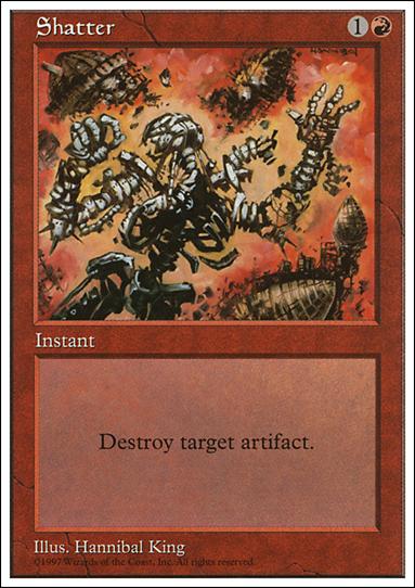 Magic the Gathering: 5th Edition (Base Set) card 266 Shatter