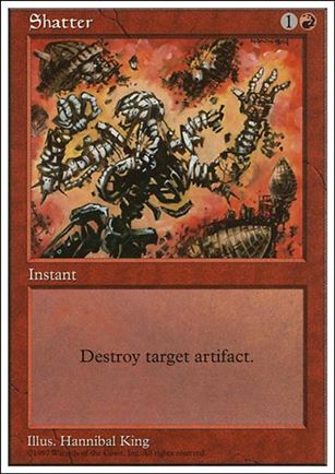 Magic the Gathering: 5th Edition (Base Set) card 266 Shatter