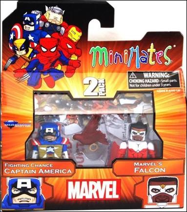 Marvel Minimates (Exclusives) figure 114 Fighting Chance Captain America & Marvel's Falcon