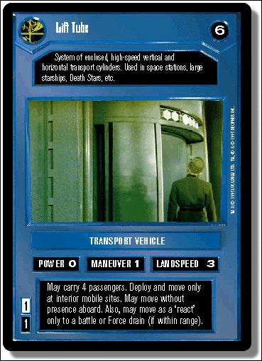 Star Wars: Premiere Limited (Base Set) card 146 Lift Tube