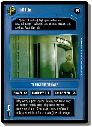 Star Wars: Premiere Limited (Base Set) card 146 Lift Tube