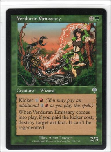 Magic the Gathering: Invasion (Base Set) card 221 Verduran Emissary